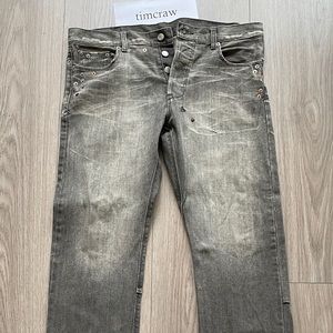 Ksubi Mens Jeans Denim Grey